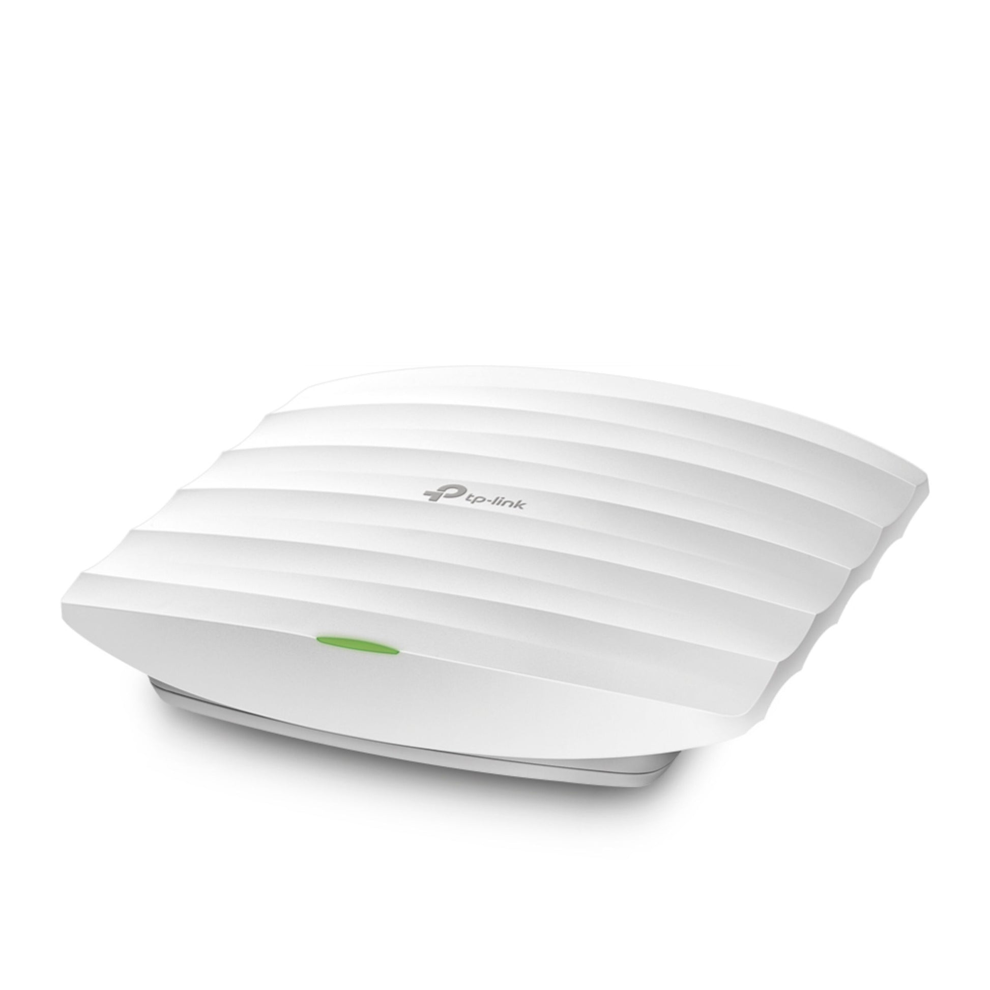 TP-Link Omada EAAS545 Access Point AC1750 hvid rektangulær med buede kanter og grøn frontindikator.