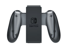 Nintendo Joy-Con Opladningsgreb controller sæt bagfra med centralt Nintendo Switch-logo.