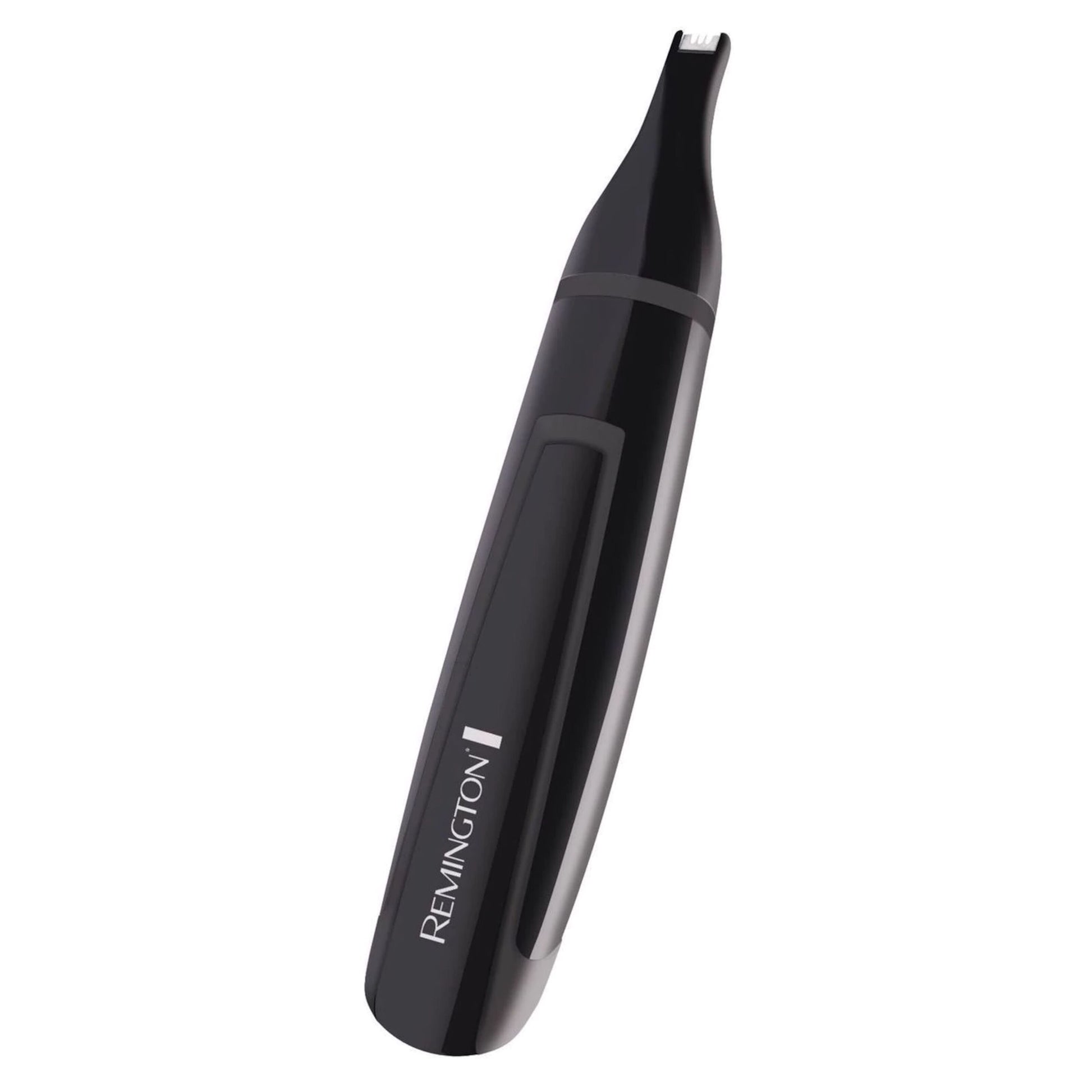 Remington NE3150 batteridrevet detaljetrimmer i sort med lille klinge øverst og Remington-logo på siden.