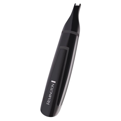 Remington NE3150 batteridrevet detaljetrimmer i sort med lille klinge øverst og Remington-logo på siden.