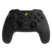 Arrogant Bastard Plexgear Trådløs Controller X3 sort, tekstureret greb, 2 analoge pinde, d-pad, gult P-logo, 4 grønne LED.