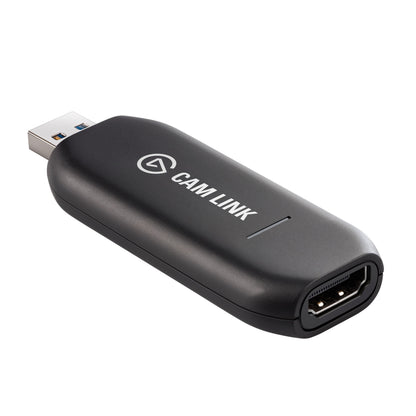 Elgato Cam Link 4K kameraadapter HDMI til USB tilslutning til direkte videooptagelse fra kamera til computer.