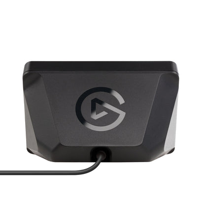 Elgato sort capture card og Elgato Stream Deck Mini programmerbart tastatur med LCD-taster, USB.