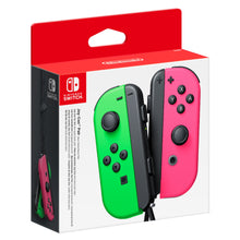 Nintendo Joy-Con håndkontroller, par, lyserød og grøn, lang batteritid, original Nintendo emballage.