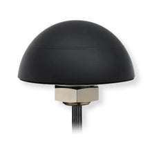 Teltonika Kombinationsantenne 4G/GPS/Wifi sort domeformet antenne med metallisk base og kabel.