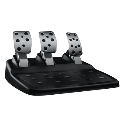 Logitech G920 Driving Force sæt med kobling, bremse og speeder i metal på sort base til Xbox og PC.
