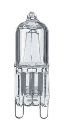 Osram Halogenpære G9 20W 235 lm klar glas synlig glødetråd to metalben dæmpbar.