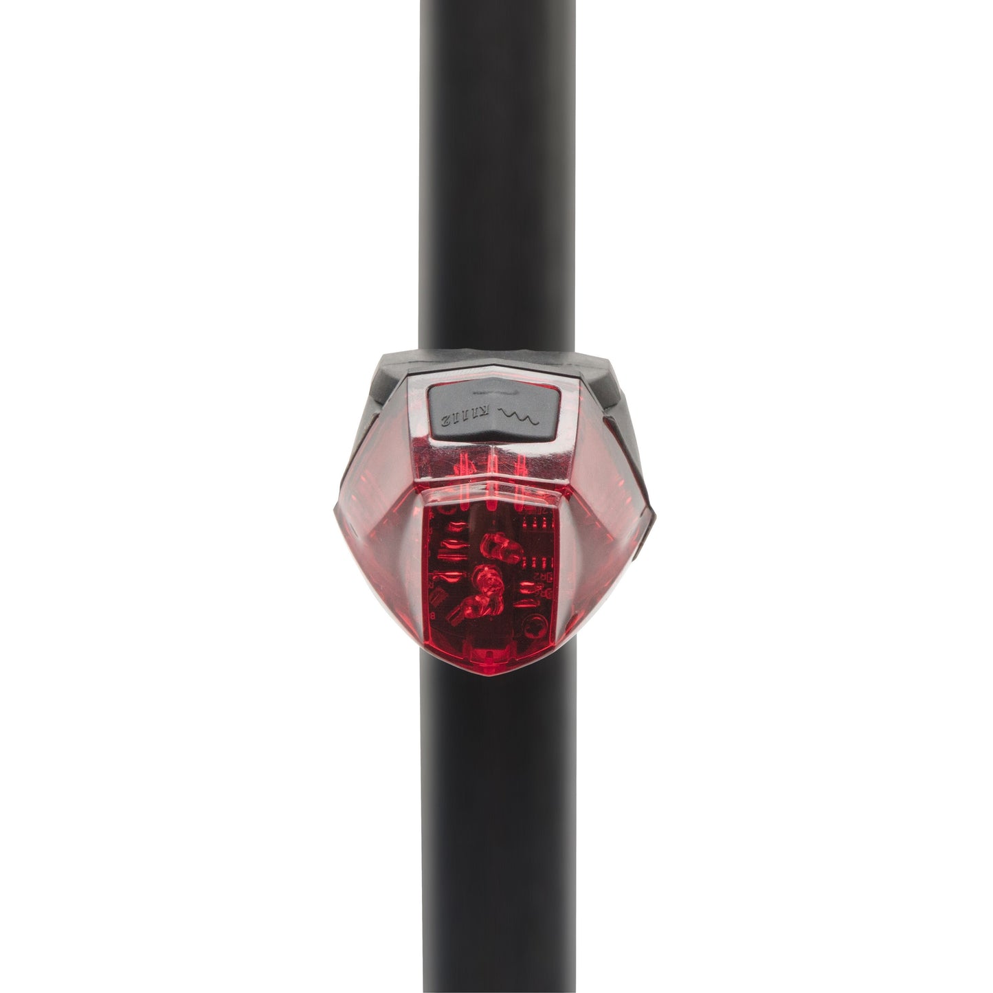 Ledsavers Cykellygter 130 lm rød LED baglygte med diamantformet hus på sort sadelpind.