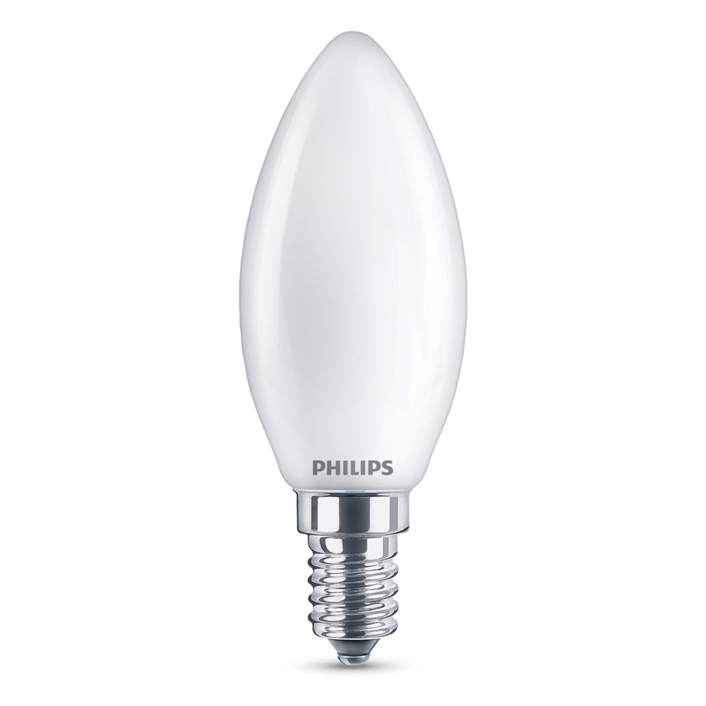 Philips Kron LED stearinlys E14 250 lm, varm hvid, stearinlysformet LED-pære med E14 sokkel.