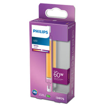 Philips LED-stavlampe R7s 118mm 806lm, 8.1W, 60W erstatning, BR7S sokkel, varm 3000K, synlig gennem klar æskeåbning.