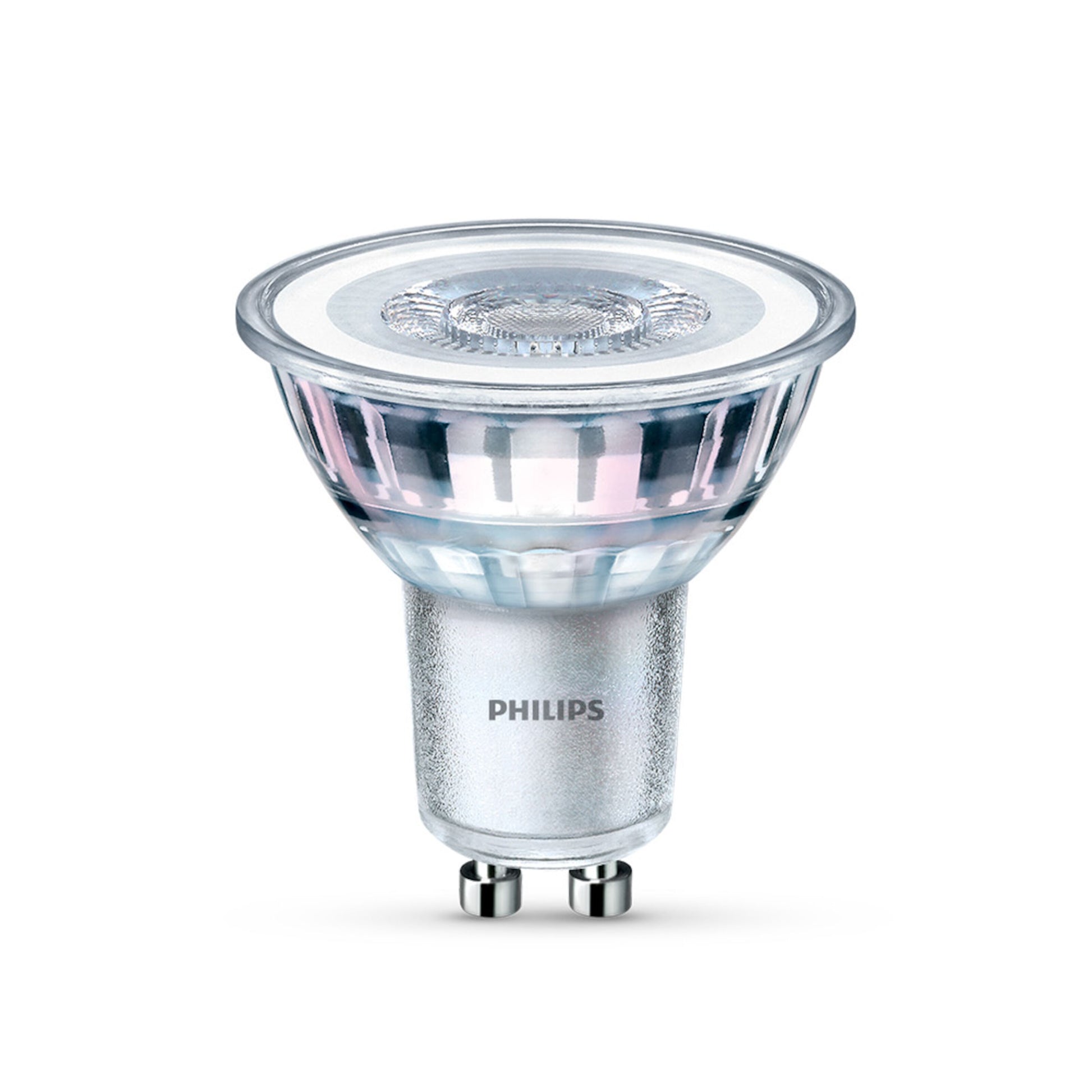 Philips LED-pære GU10 355 lm 6-pak varm hvid spotbelysning til hjemmet.