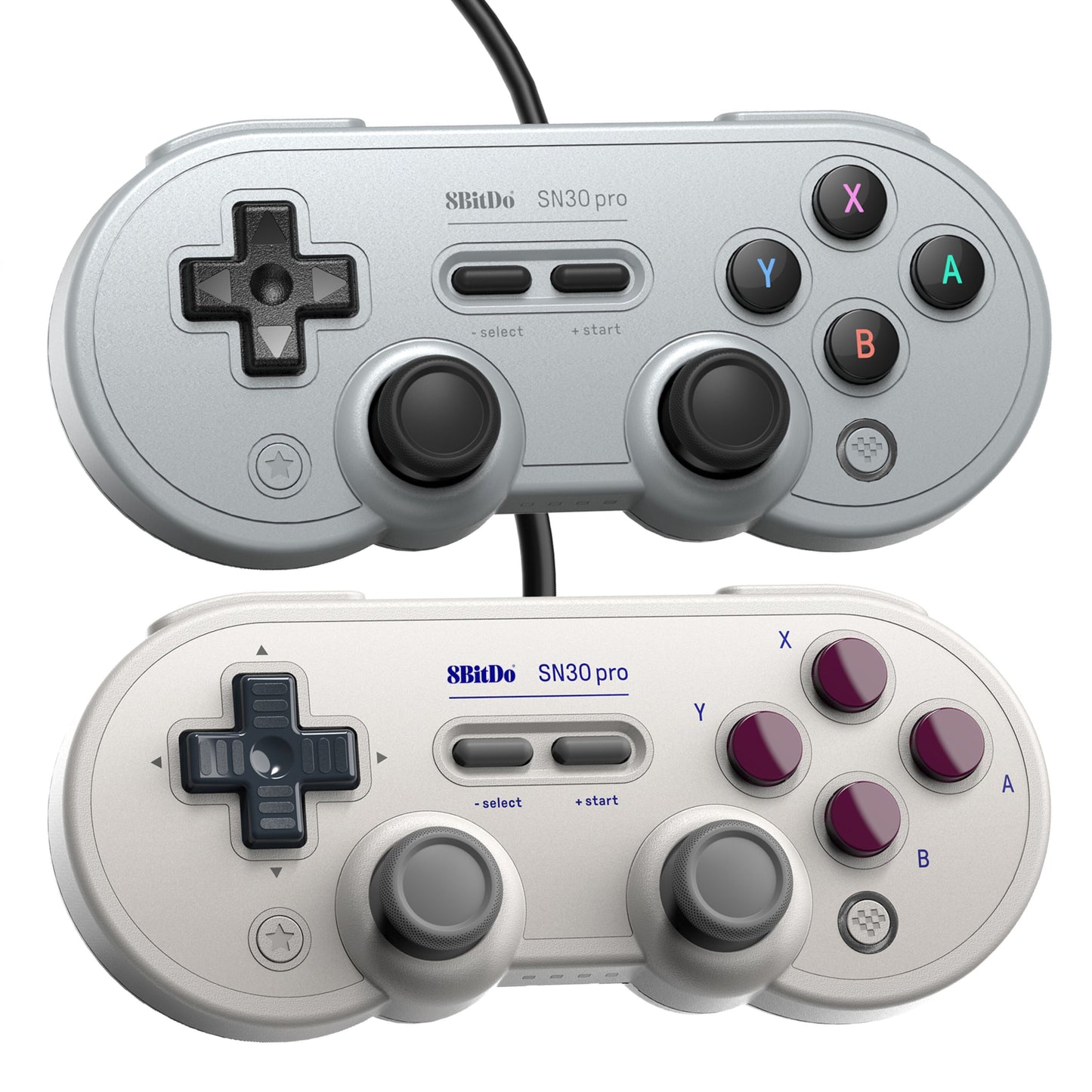 8Bitdo SN30 Pro G Edition håndkontrol, USB, SNES-stil, dobbelte analoge pinde, D-pad, X Y A B knapper til Nintendo Switch.