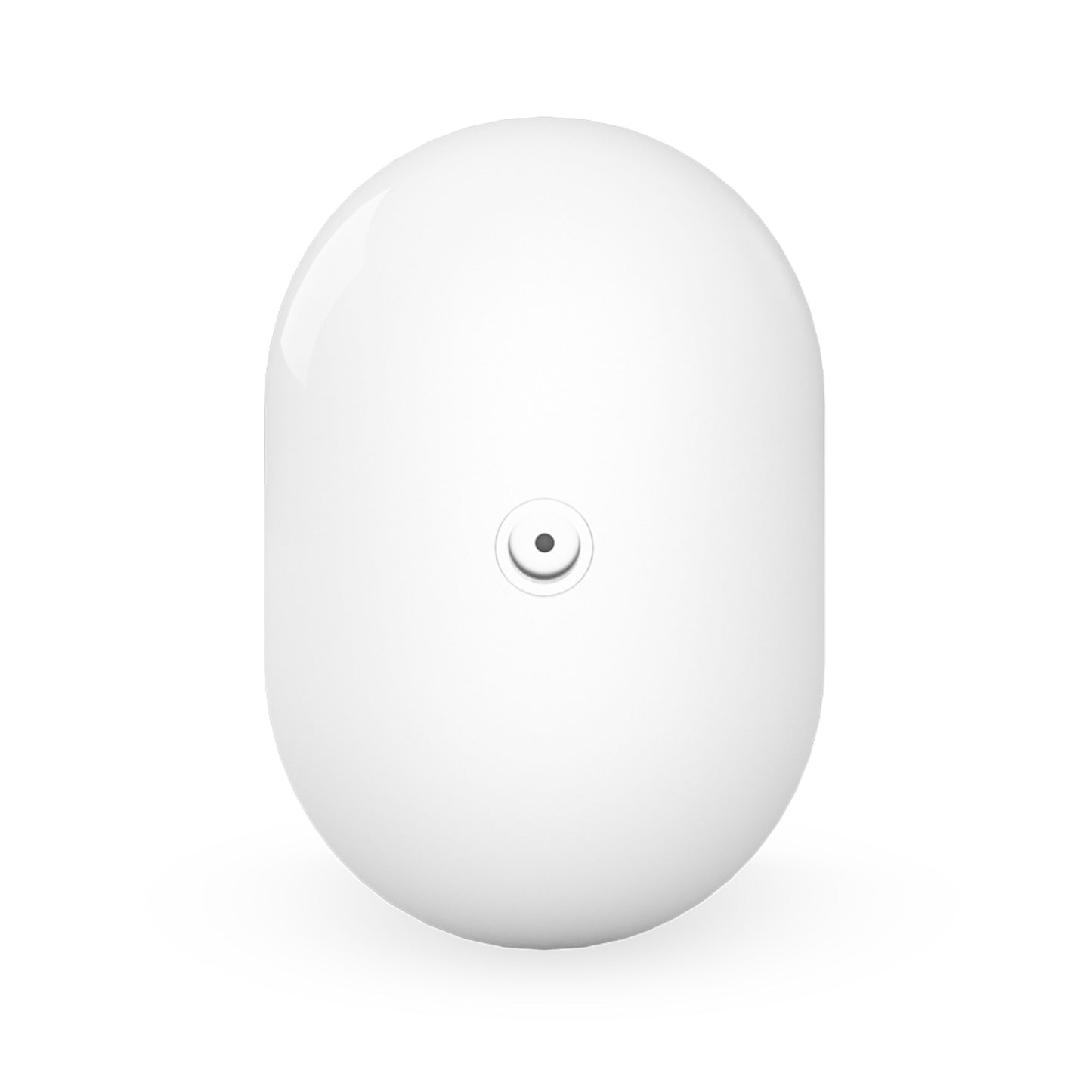 Arlo Ultra 2 Spotlight trådløs overvågningskamera 4-pak, hvid, oval sensor, central knap, 4K-opløsning.