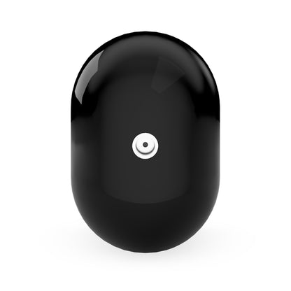 Arlo Ultra 2 Spotlight 2-pak trådløst overvågningskamera sort, ovalt design, hvid cirkel i midten, 4K-opløsning.