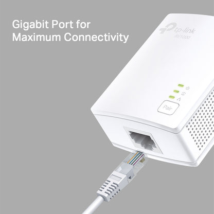 TP-Link TL-PA7017 KIT Homeplug 2-pak 1 Gb/s, Gigabit port, til hjemmenetværk.