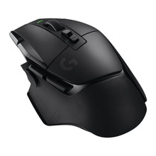 Logitech G502 X Lightspeed trådløs gamingmus i sort med flere knapper, rullehjul og tommelfingerstøtte.