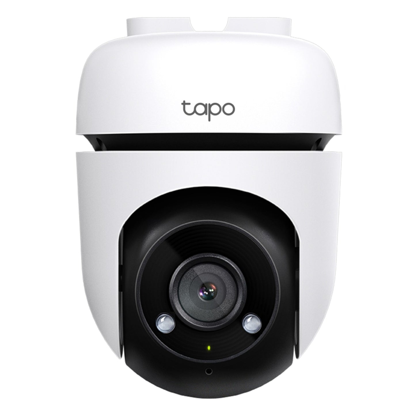 TP-Link Tapo C500 trådløst overvågningskamera med sort linse, to små lys og 1080p video.