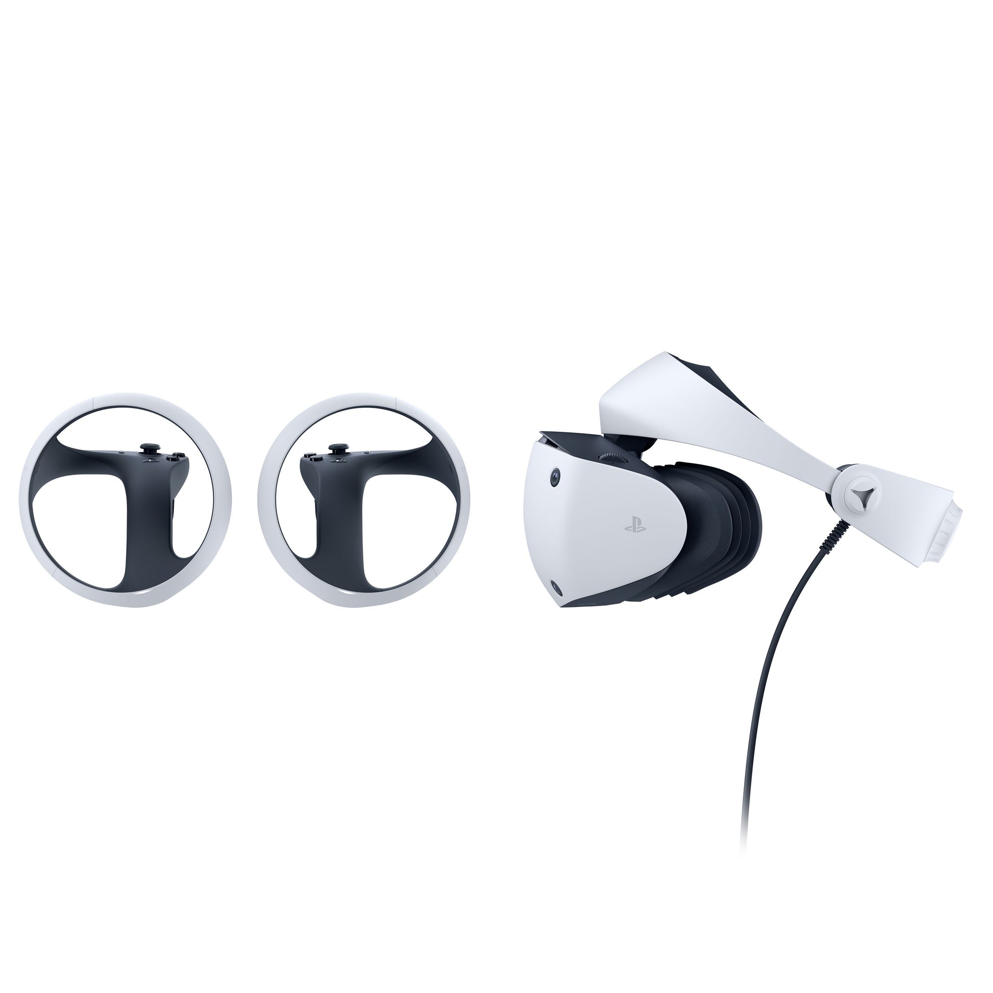 Sony PlayStation VR2 headset til PlayStation 5, hvid sort design, kun kompatibel med PS5.