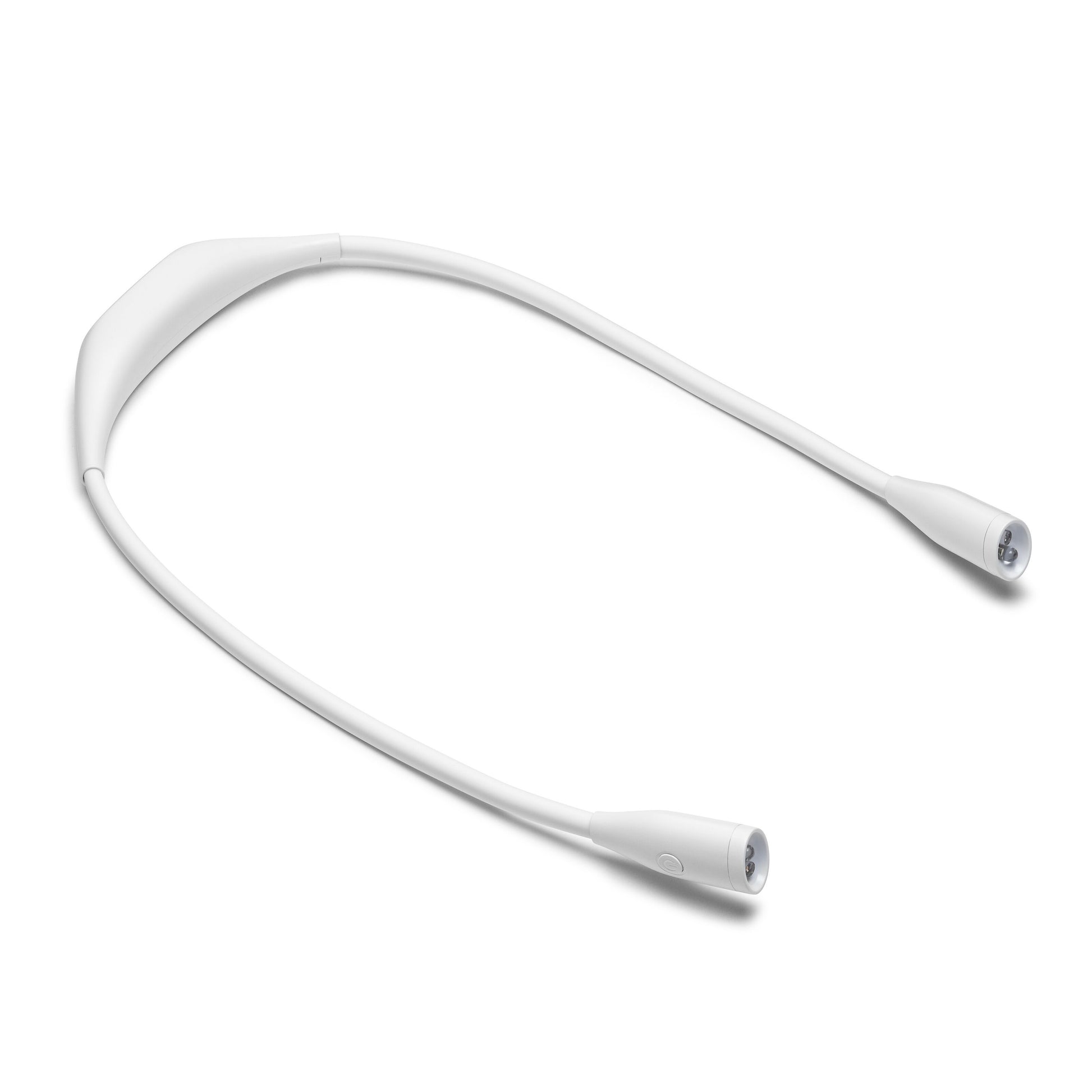 Luxorparts Justerbar genopladelig nakkelampe med LED i begge ender til brug om halsen for håndfri belysning.