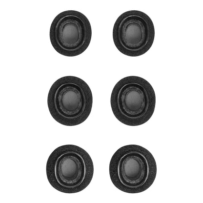 Memory Foam ørepropper til AirPods Pro Gen 1 og 2, sort, 3 par (S/M/L) med mesh-gitre.