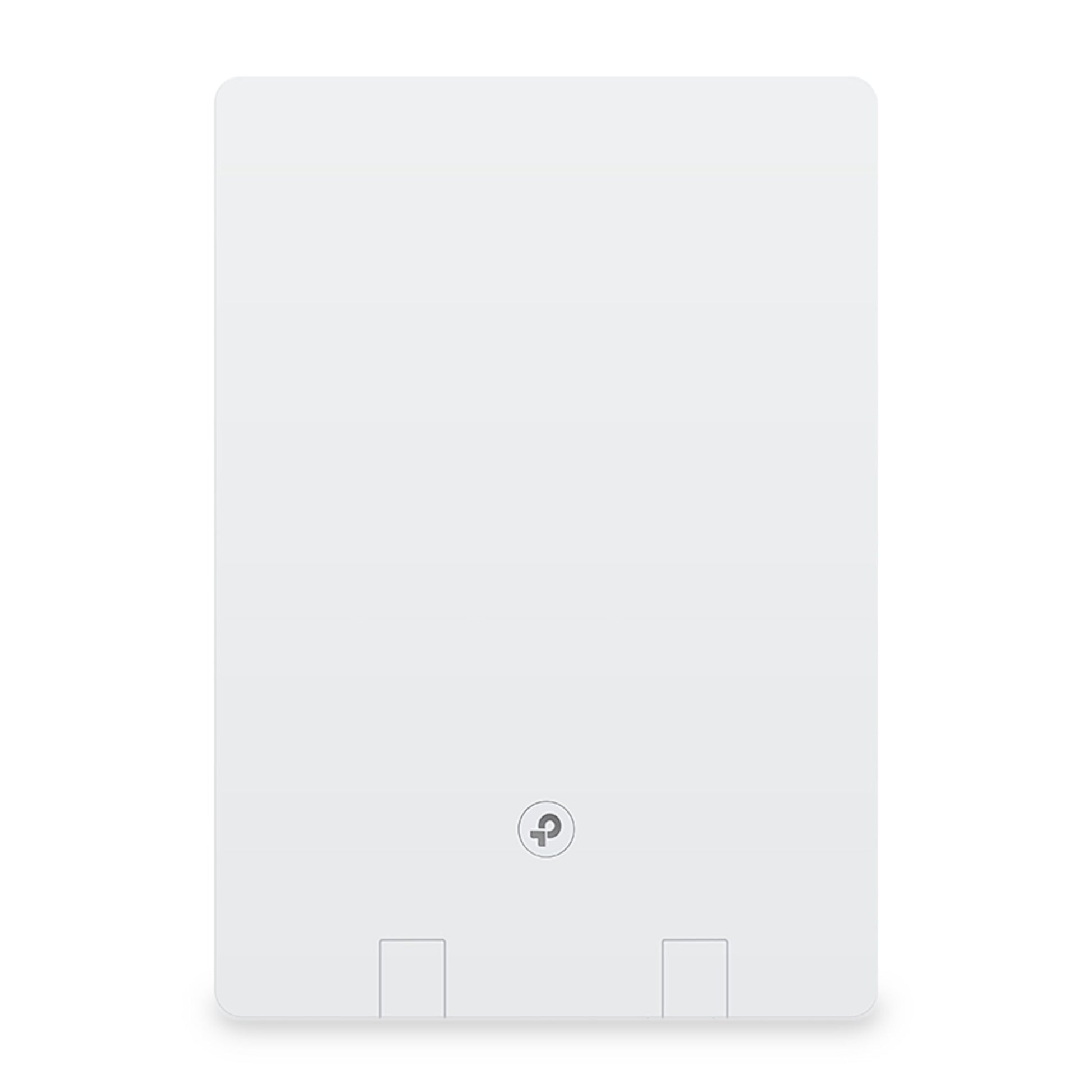 TP-Link Archer Air R5 Trådløs Router AX3000, hvid, rektangulær med afrundede hjørner, logo og to slim slots nederst.
