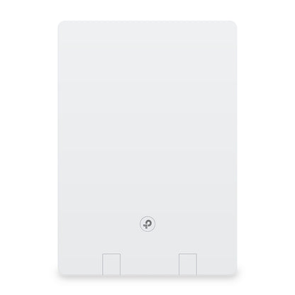 TP-Link Archer Air R5 Trådløs Router AX3000, hvid, rektangulær med afrundede hjørner, logo og to slim slots nederst.
