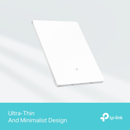 TP-Link Archer Air R5 Trådløs Router AX3000, hvid, ultra-tyndt rektangulært design med TP-Link-logo på cyan banner.