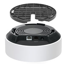 Tp-Link Deco X50-PoE AX3000 1-pak bundt med Ethernet-porte, strømstik, reset-knap og PoE til WiFi 6 mesh, beslag afmonteret.