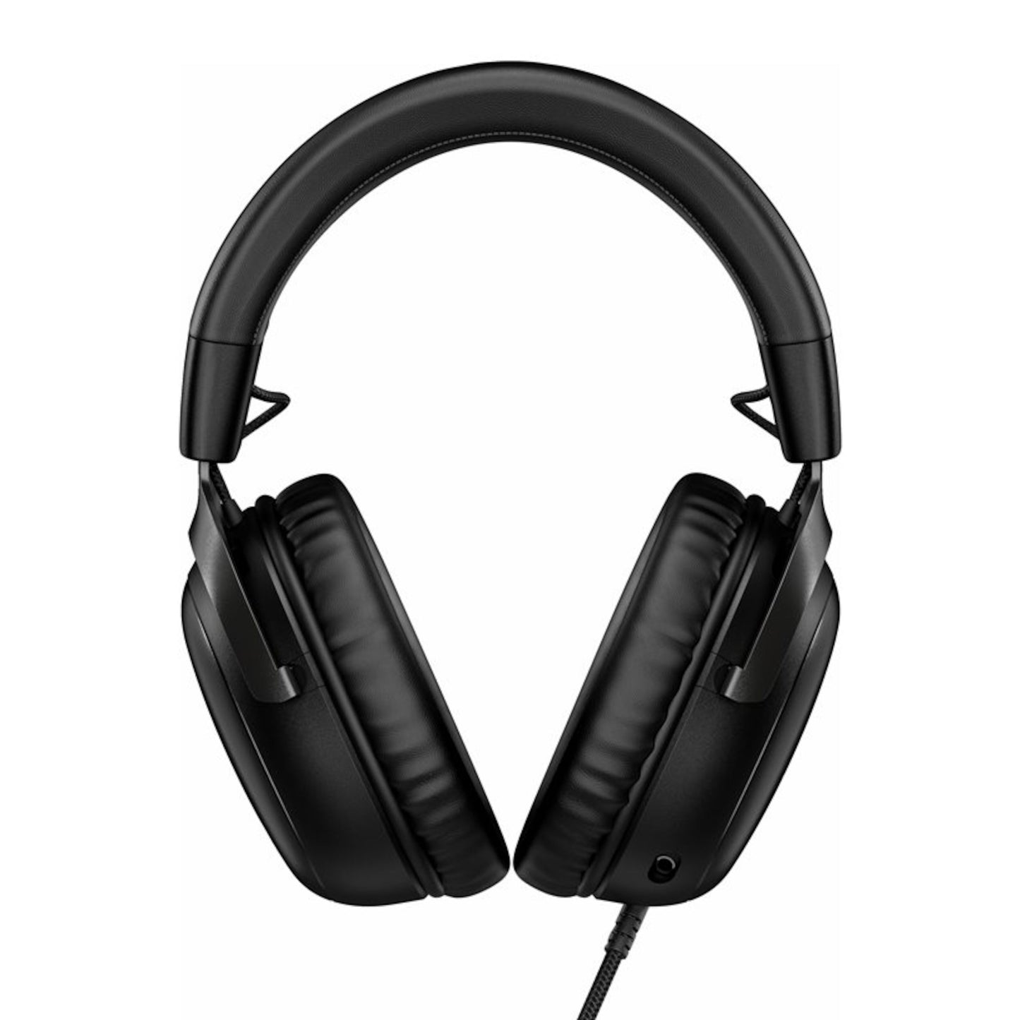 HyperX Cloud III sort gaming-headset, over-ear, polstrede ørepuder og bøjle, kabel fra venstre ørekop, DTS Spatial Audio.
