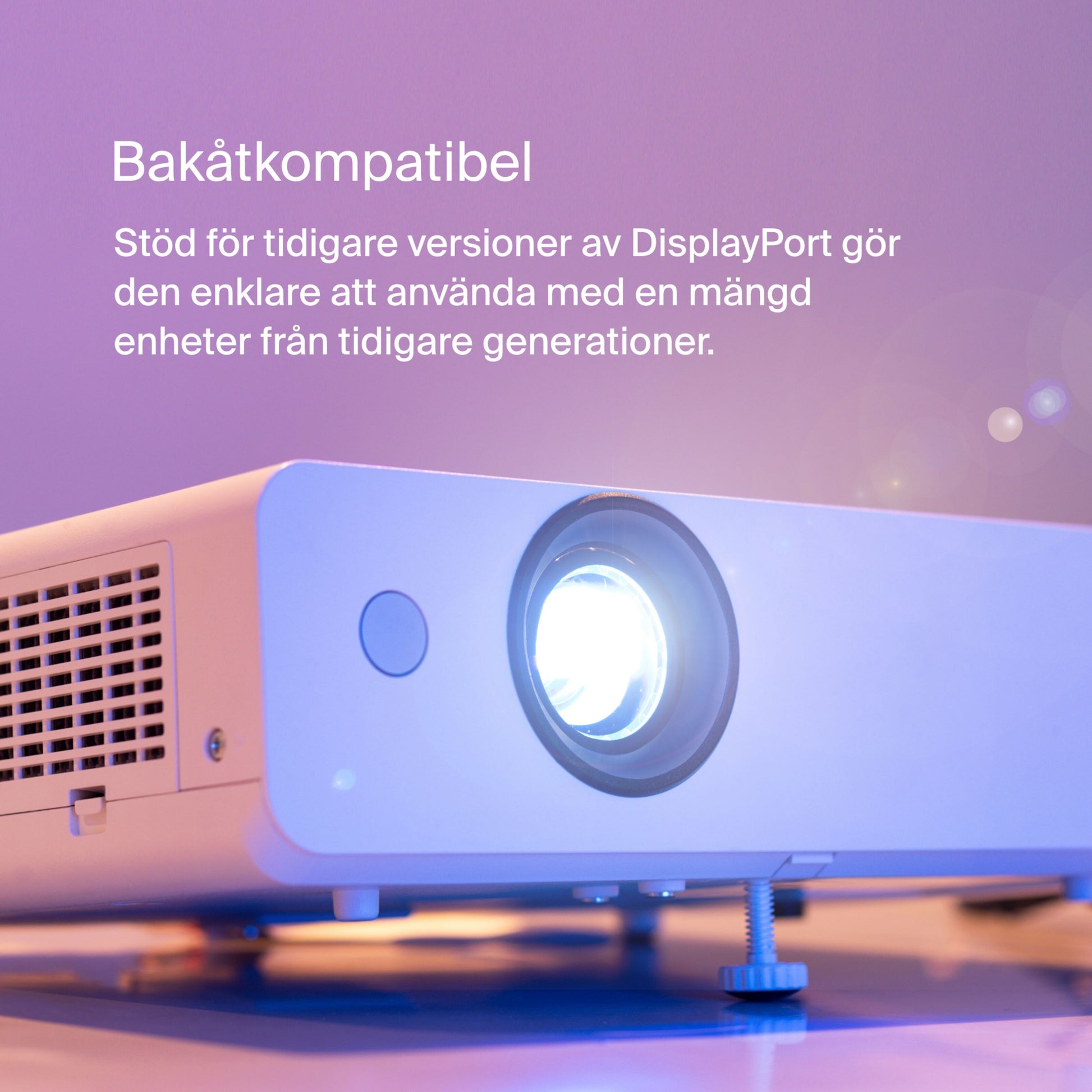USB-C til DisplayPort kabel 2 m, 8K/60 Hz, DisplayPort 1.4, kompatibel med ældre enheder, tekst: Bagudkompatibel.