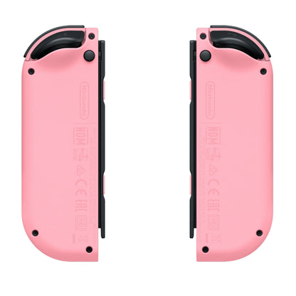 Nintendo Joy-Con par, lyserød, bagsiden vises, for at kontrollere side om side.