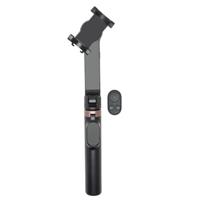 Linocell Selfiestang med gimbal gen. 2, justerbar holder, aftagelig Bluetooth-fjernbetjening, til smartphone-stabilisering.