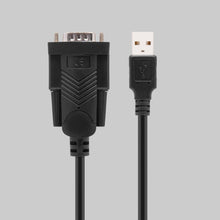 Plexgear Adapter USB-A til serielt, USB-A stik højre side, DB9 RS-232 VGA stik venstre side.