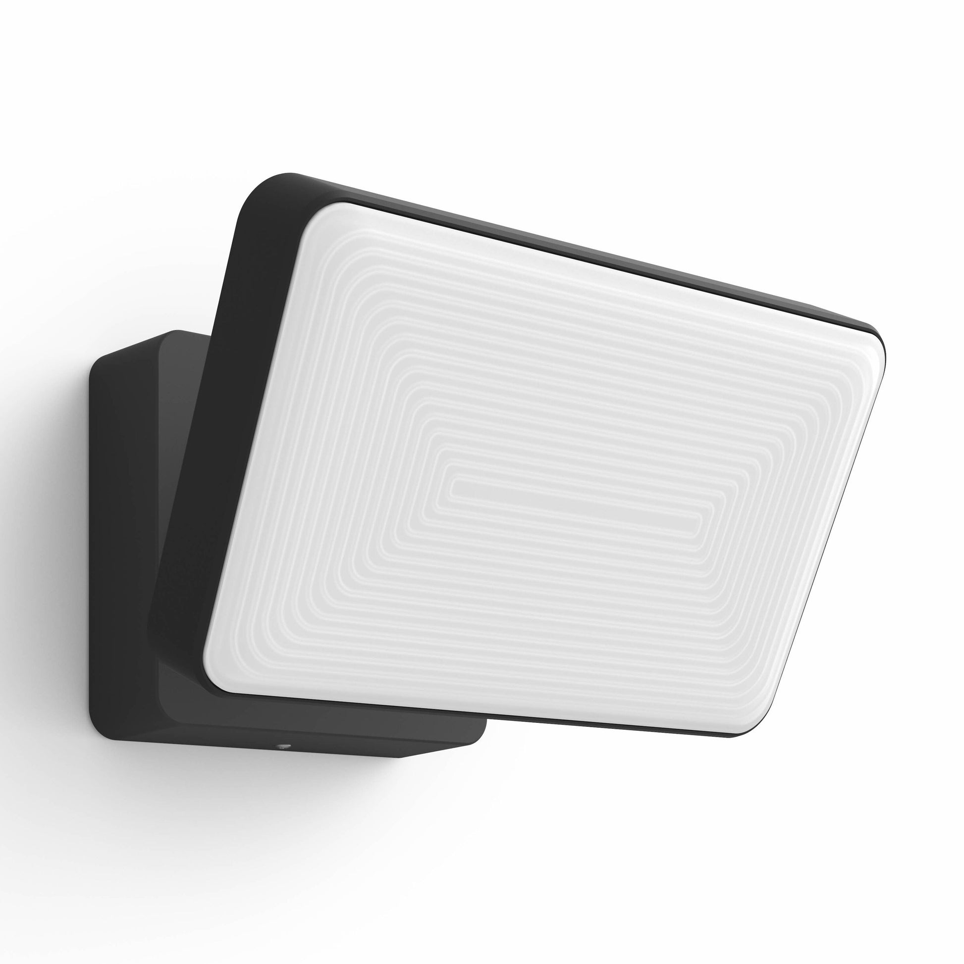 Philips Hue Opdag Udendørs LED projektør 2250 lm sort med bred hvid diffuser og justerbart beslag.