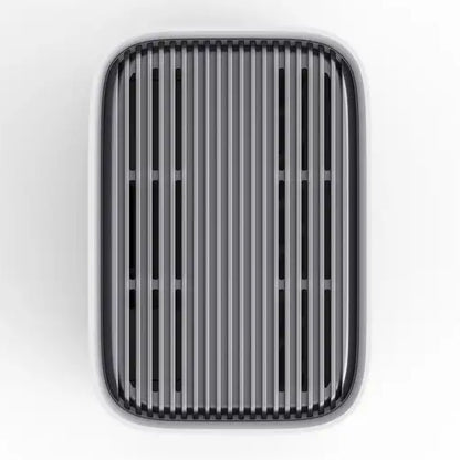 Eufy S380 HomeBase 3 luftrensere, rektangulær top, vertikale sorte-grå lameller, synlig 16 GB model.
