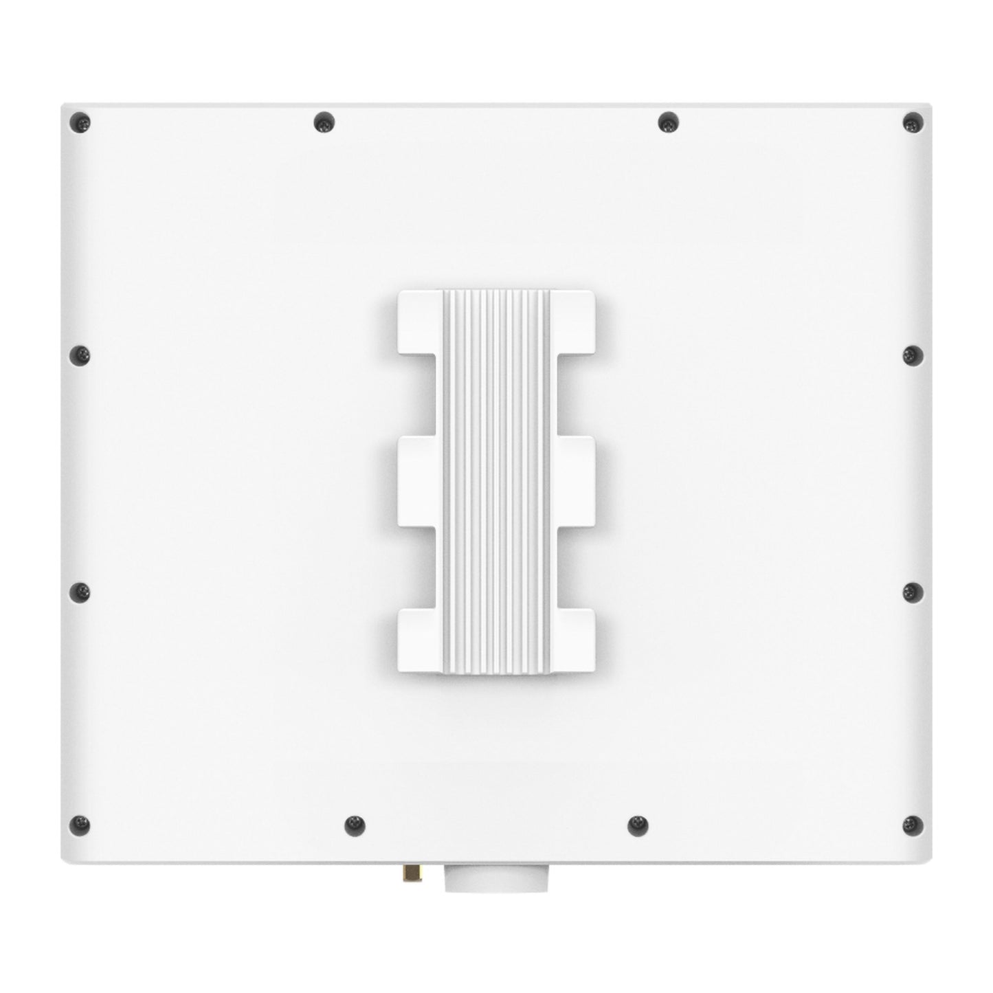 TP-Link Omada EAP772 Wifi 7 udendørs adgangspunkt BE11000, hvid, firkantet med afrundede hjørner og synlige skruer.