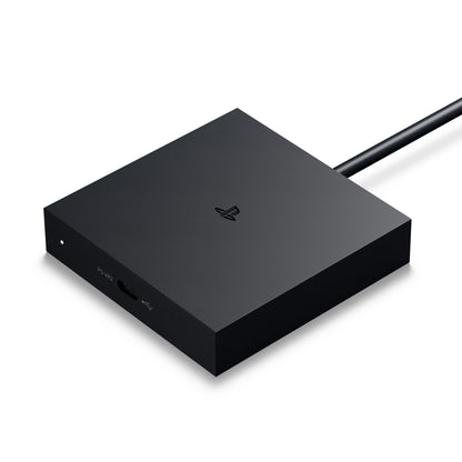 Sony PlayStation VR2 PC-adapter sort firkantet enhed med HDMI OUT og USB-C port til PlayStation VR2 headset til PC.