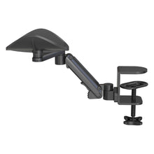 Desire2 MouseMate musestøtte, sort, ergonomisk støtte, fastgøres til skrivebord.
