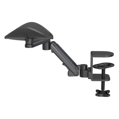 Desire2 MouseMate musestøtte, sort, ergonomisk støtte, fastgøres til skrivebord.