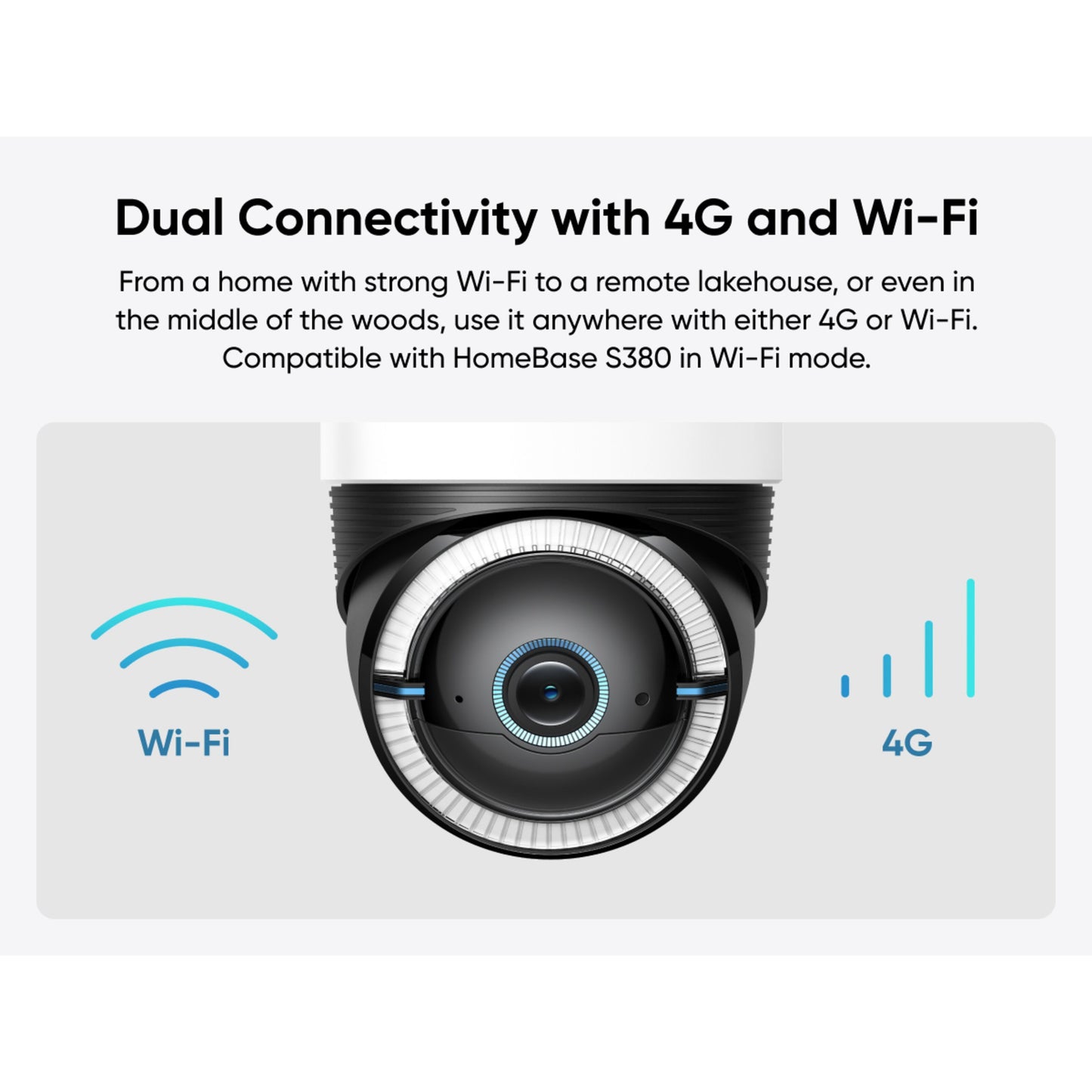 Eufy S330 4G LTE solcelledrevet overvågningskamera med lokal lagring, kan bruges uden strøm og Wi-Fi.
