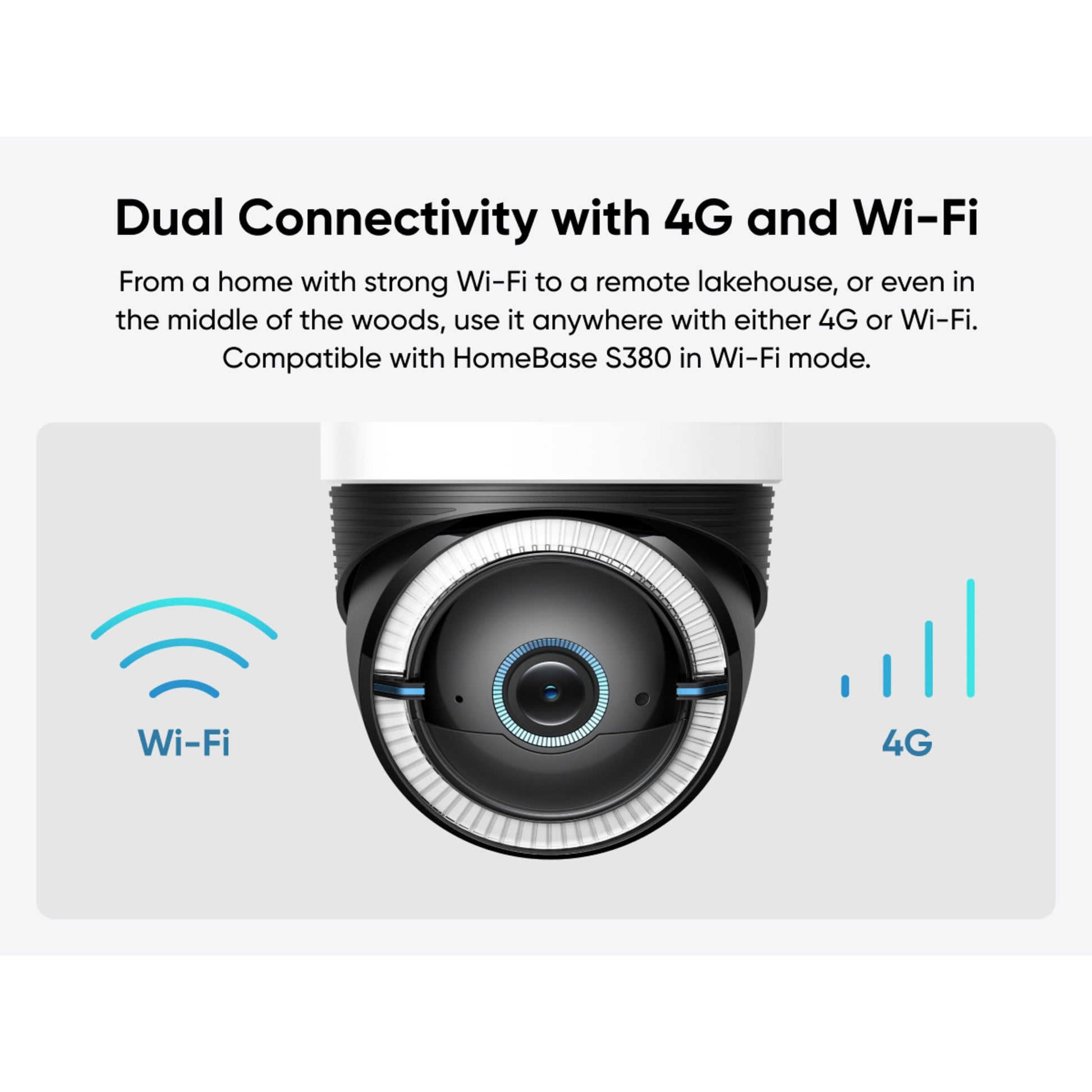 Eufy S330 4G LTE solcelledrevet overvågningskamera med lokal lagring, kan bruges uden strøm og Wi-Fi.