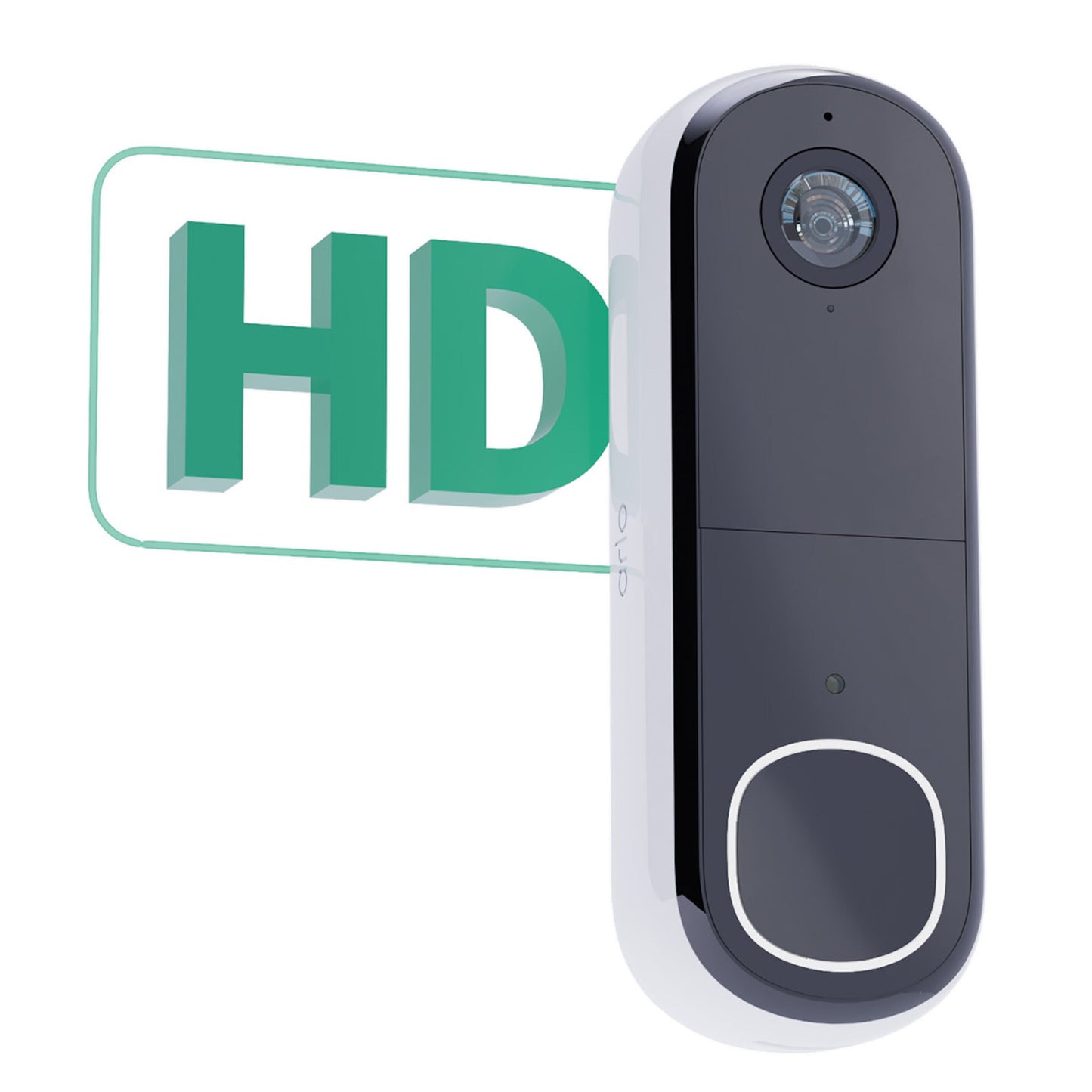Arlo Essentiel Doorbell 2 FHD trådløs dørklokke med HD-skilt til smart home, adgangskontrol og videofunktion.