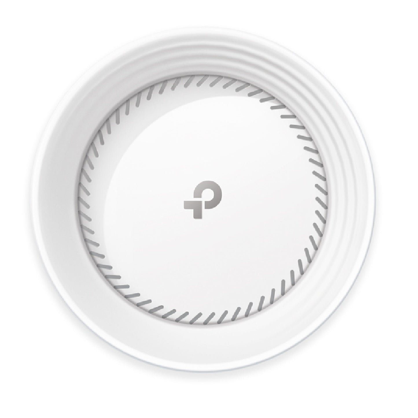TP-Link Deco BE65-5G BE9300 mesh-node 1-pack hvid rund loftmonteret access point med logo og grå linjer, 5G support.