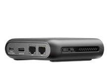 TP-Link TL-WR1502X Travel Router AX1500 WiFi 6 sort med bagudvendte power-, USB-, LAN- og WAN-porte samt ventilationsslidser.