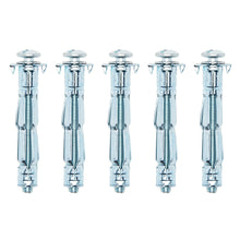 Luxorparts Pladeskrue M5 enkeltgips 5-pak, sølv, til fastgørelse i enkeltlags gipsvæg.