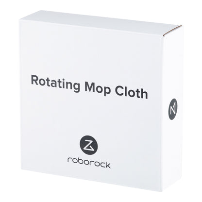 Roborock Mopper til Qrevo 4-pakke, hvid æske med sort Roborock-logo, kompatibel med Qrevo vådmopning.