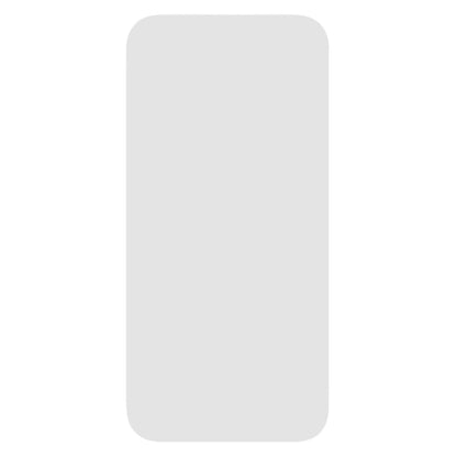 IPhone 16 Pro Max med Linocell Elite Extreme skærmbeskyttelse, visning af hjerte-ikon og sociale medier symboler.