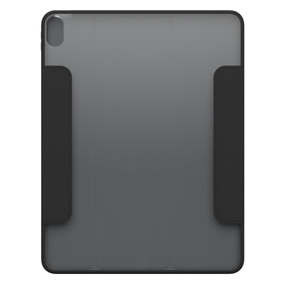 Otterbox Symmetry Folio iPad Air 13" 2024 sort cover med halvgennemsigtig midte og sorte kanter.
