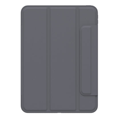 Otterbox Symmetry Folio etui til iPad Pro 11", grå, lukket tri-fold cover med rektangulær magnetisk flap højre side.