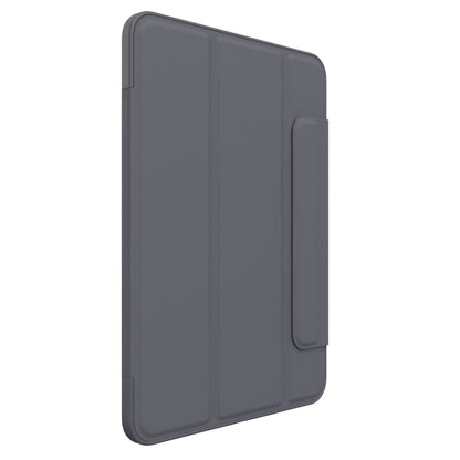 Otterbox Symmetry Folio etui til iPad Pro 11", grå, lukkes med tri-fold front og rektangulær sideflap.